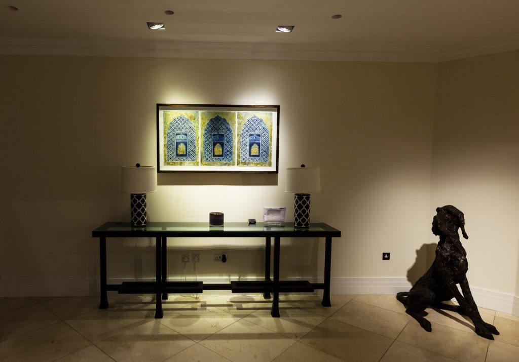 Lutron Homeworks QS Upgrade Hallway