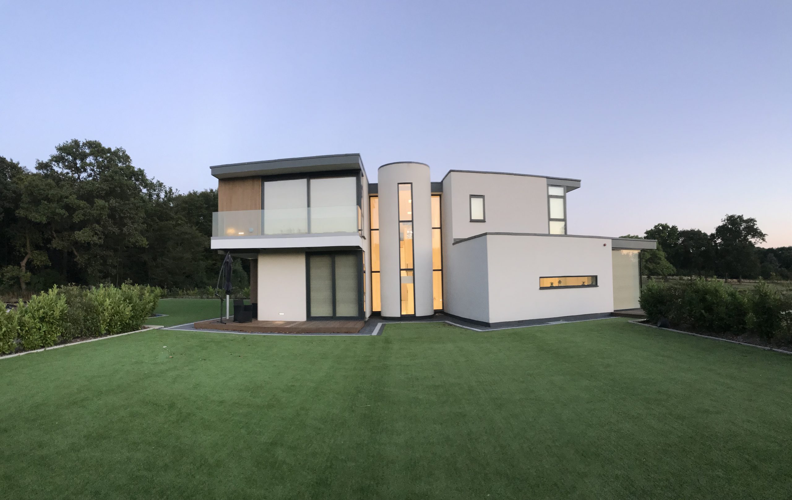 Lutron lighting control system and LED light fittings provide energy saving.