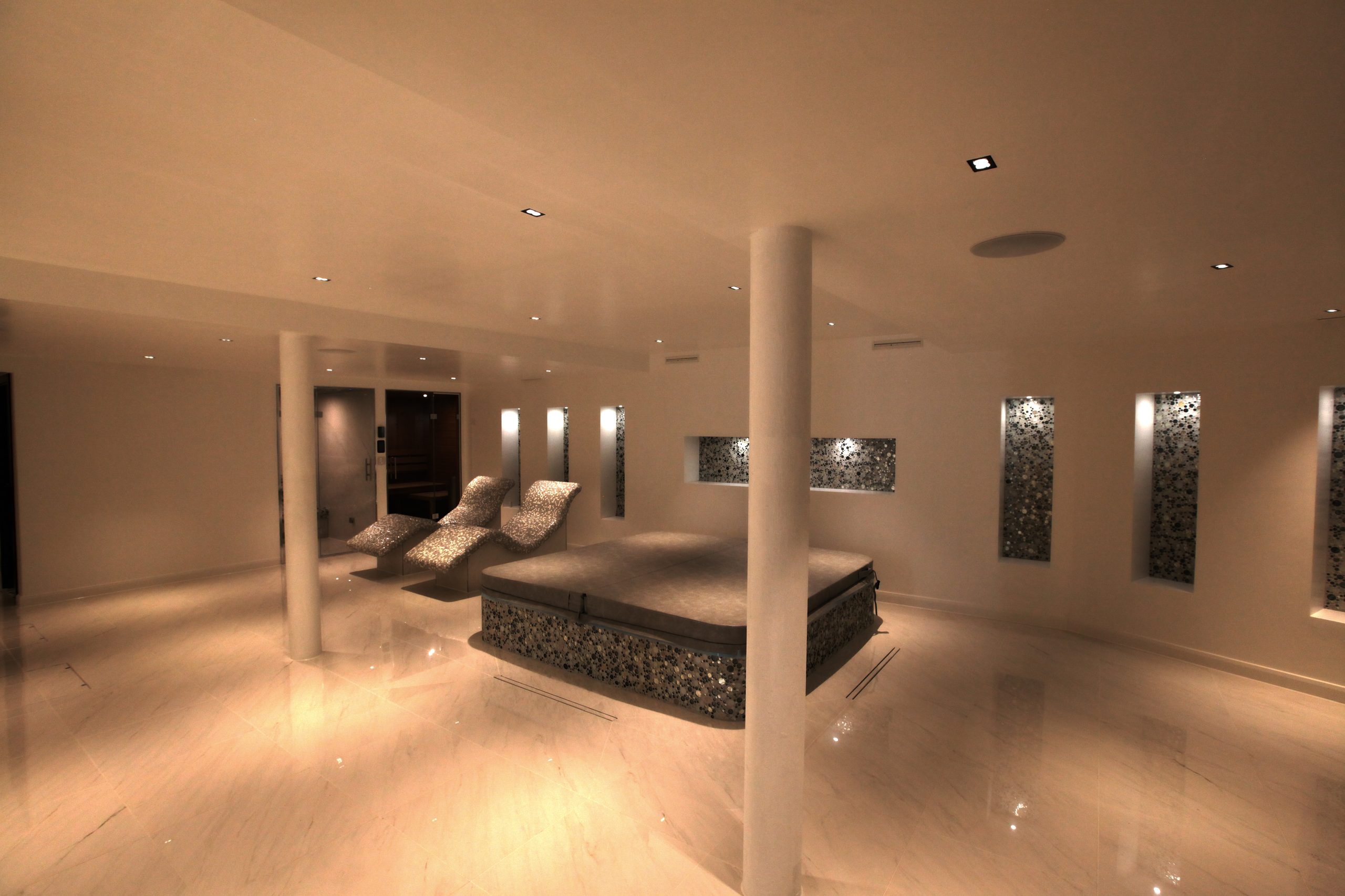 Ceiling speakers for multi-room audio AV