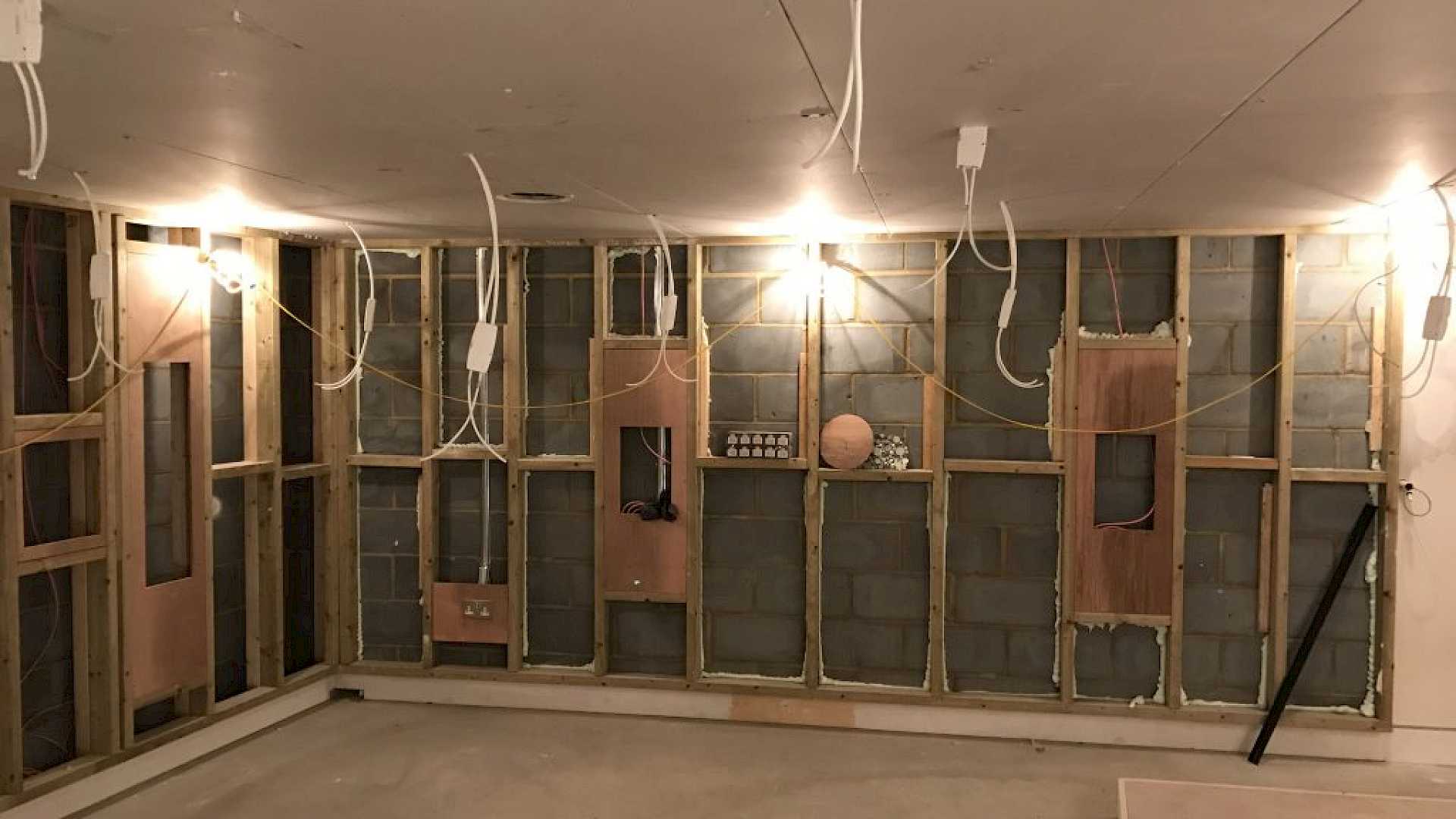 Home cinema wiring