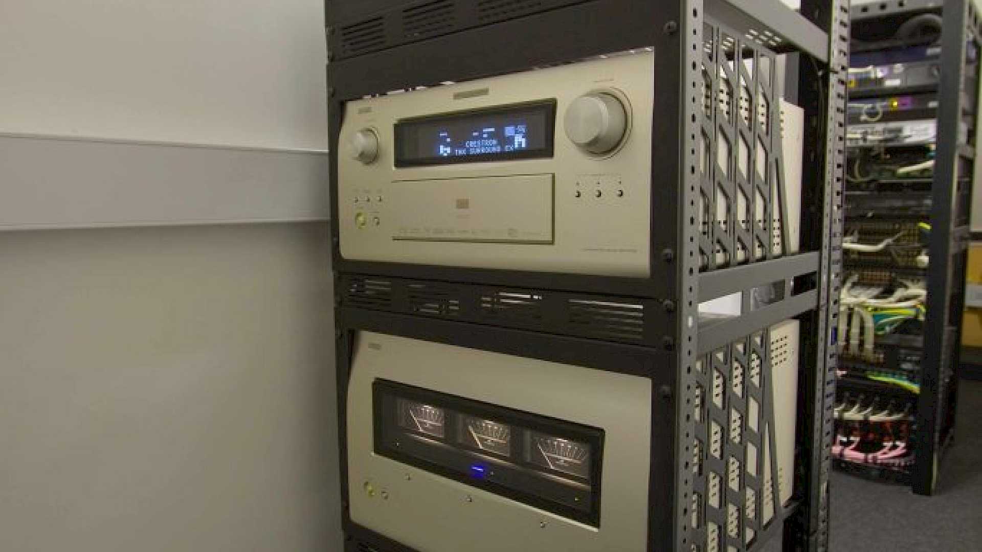 Smart home technology equipment rack