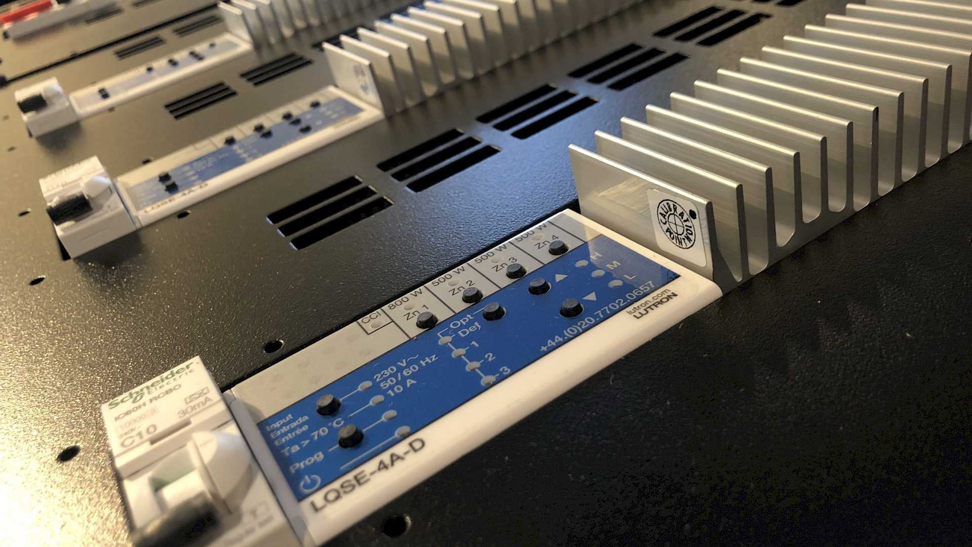 Lutron Lighting Control Panel with Adaptive Module