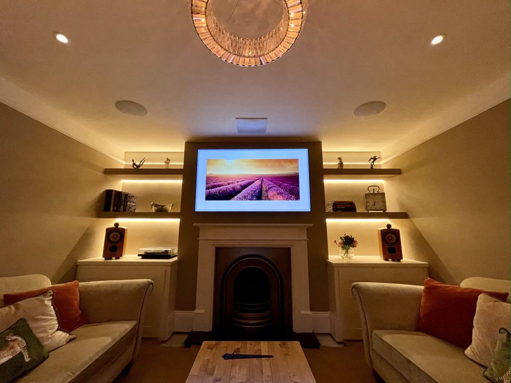 Lighting in Media Room